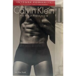 M2-74 CALVIN KLEIN NWT Men's Low Rise Trunk Underwear Stretch White XL
